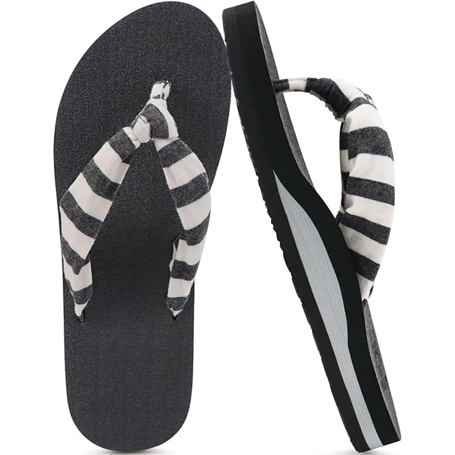 Women's Yoga Mat Leather Flip Flops 7