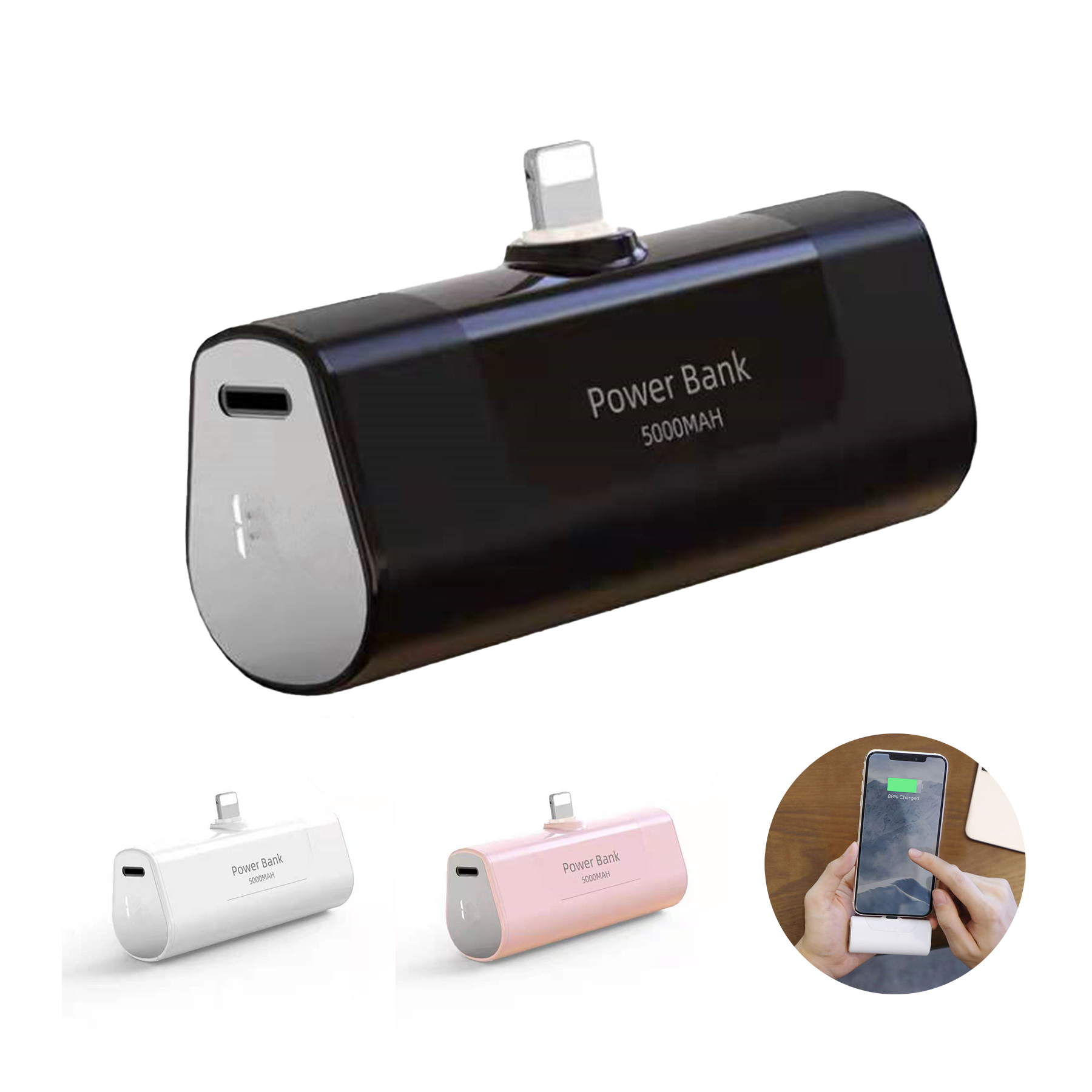 Portable Charger 5000Mah Compact Small Power Bank 2