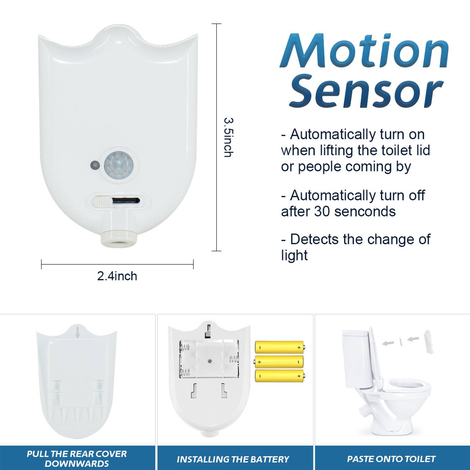 Intelligent Induction Toilet Projection Night Light 2