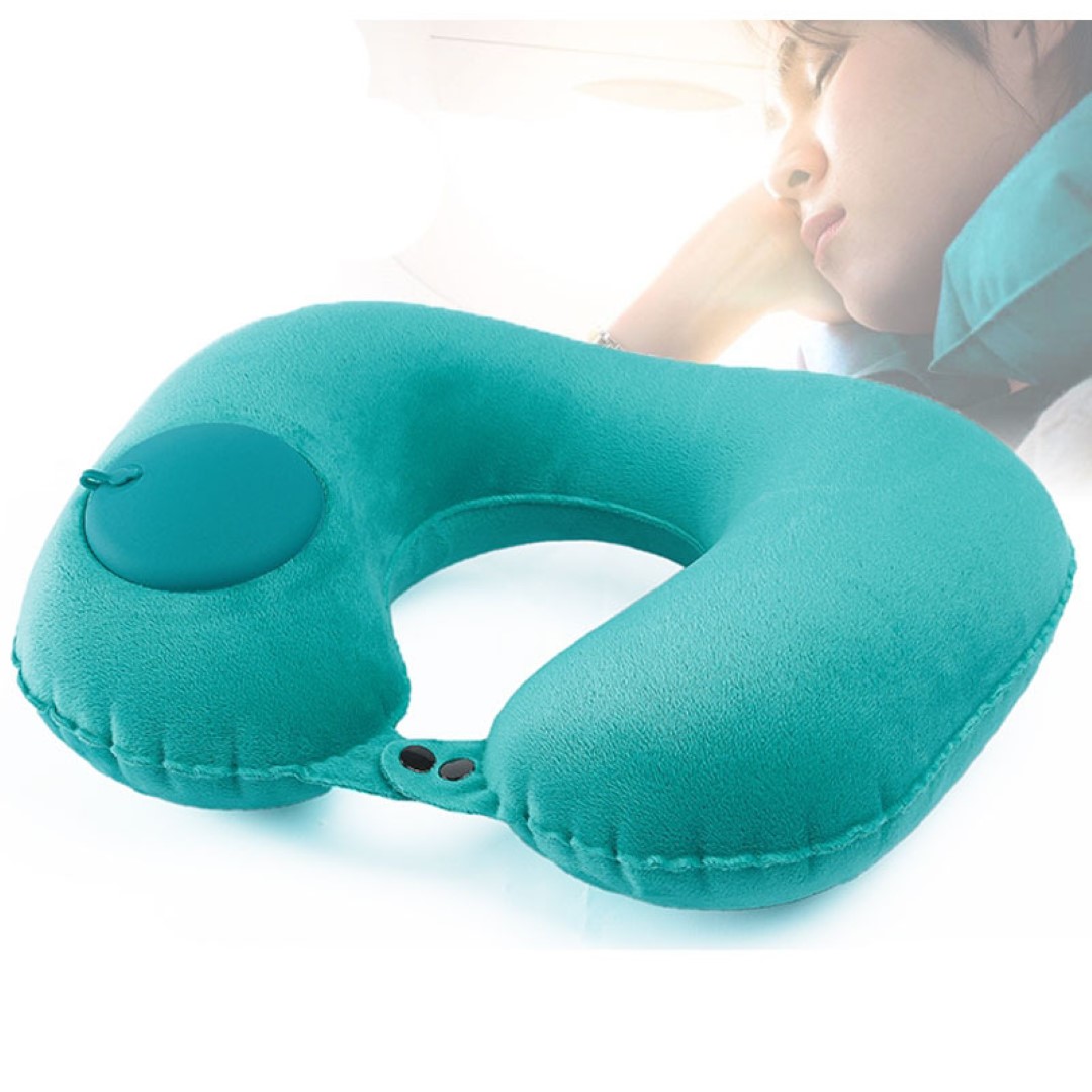 Air Pump Inflatable Neck Pillow 2