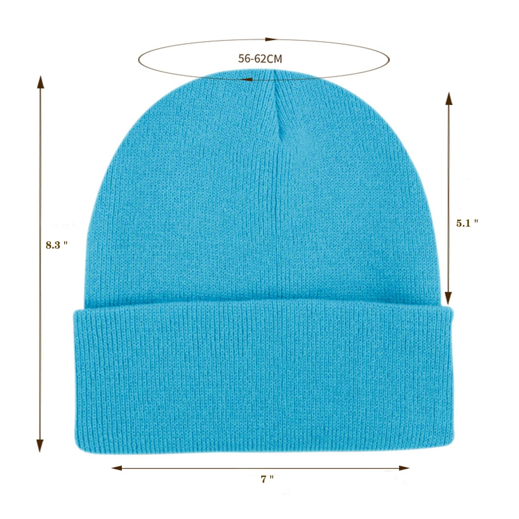 High Quality Winter 100% Acrylic Custom Knitted Hat 2