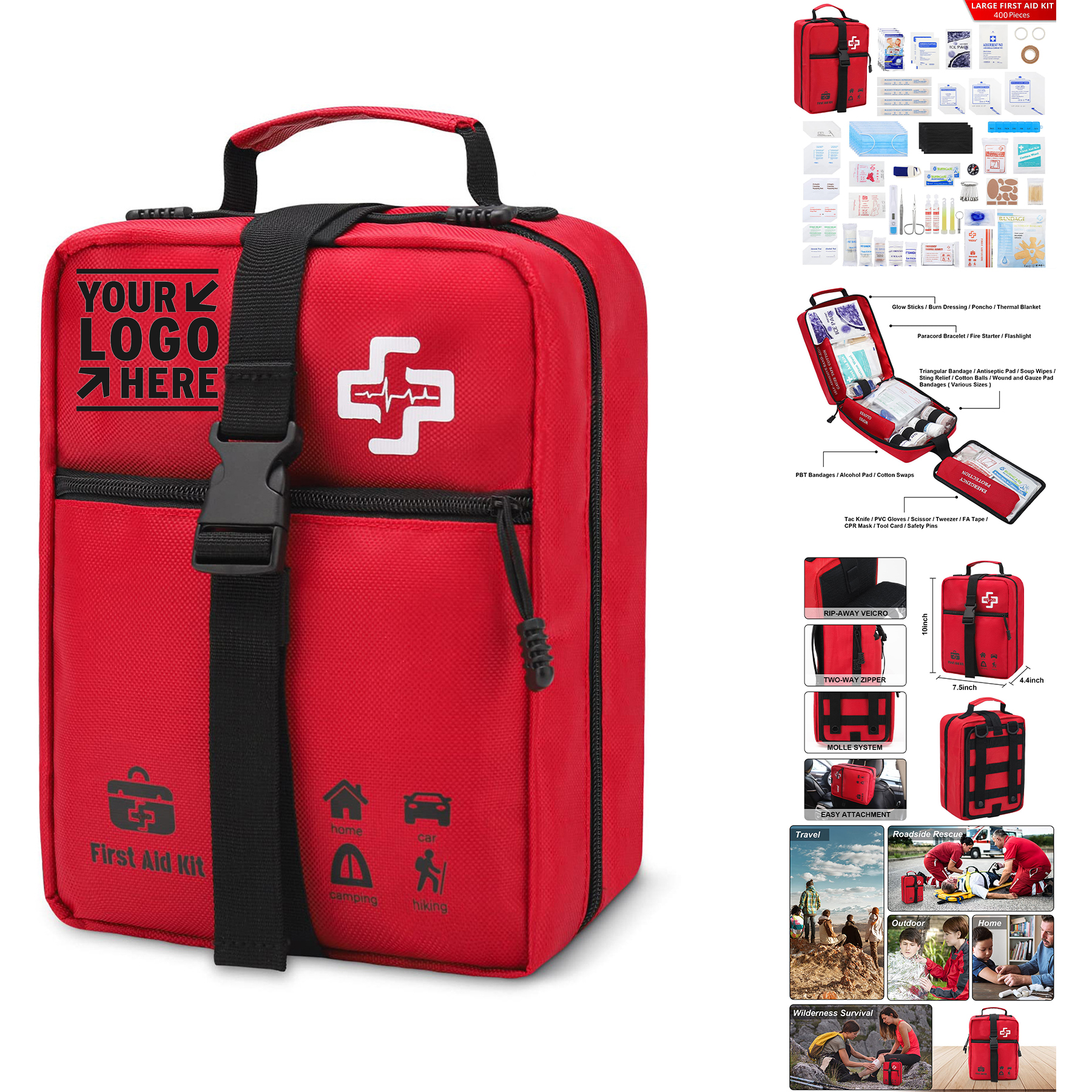 400 Piece Large First Aid Kit 2