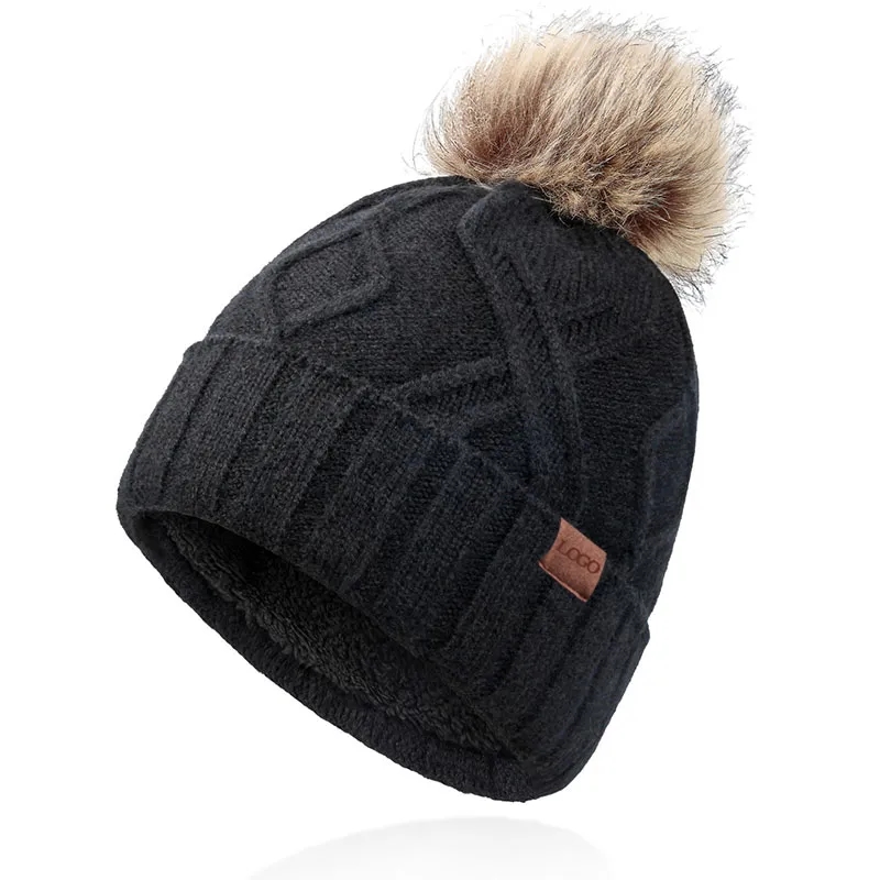 Warm Wool Knitted Hat 4