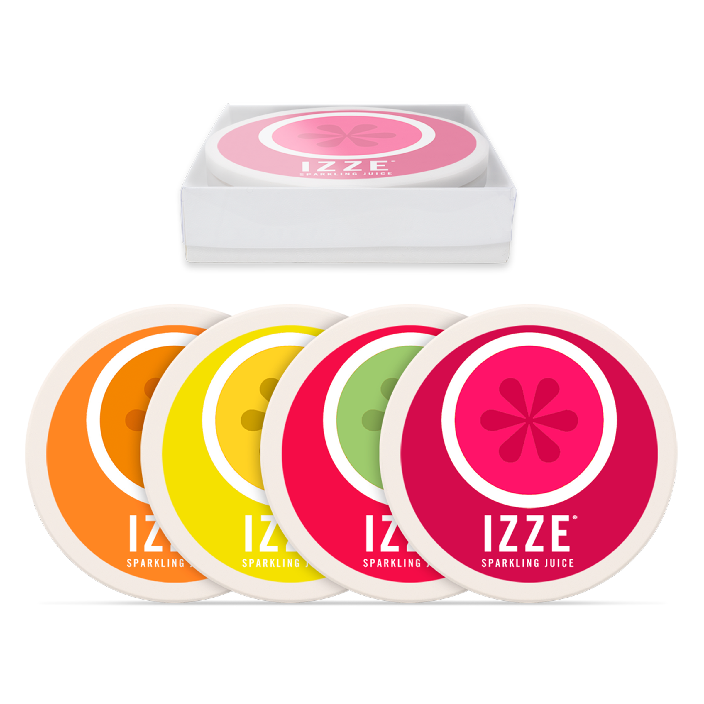 Round Absorbing Stone Coaster Set