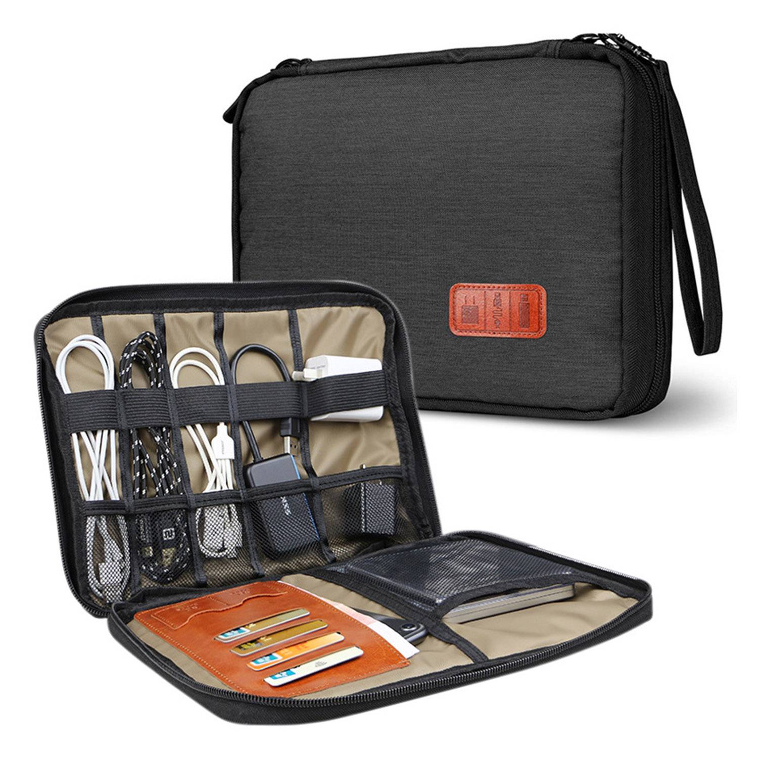 Electronic Accessories Double Layer Waterproof Organizer Bag 4