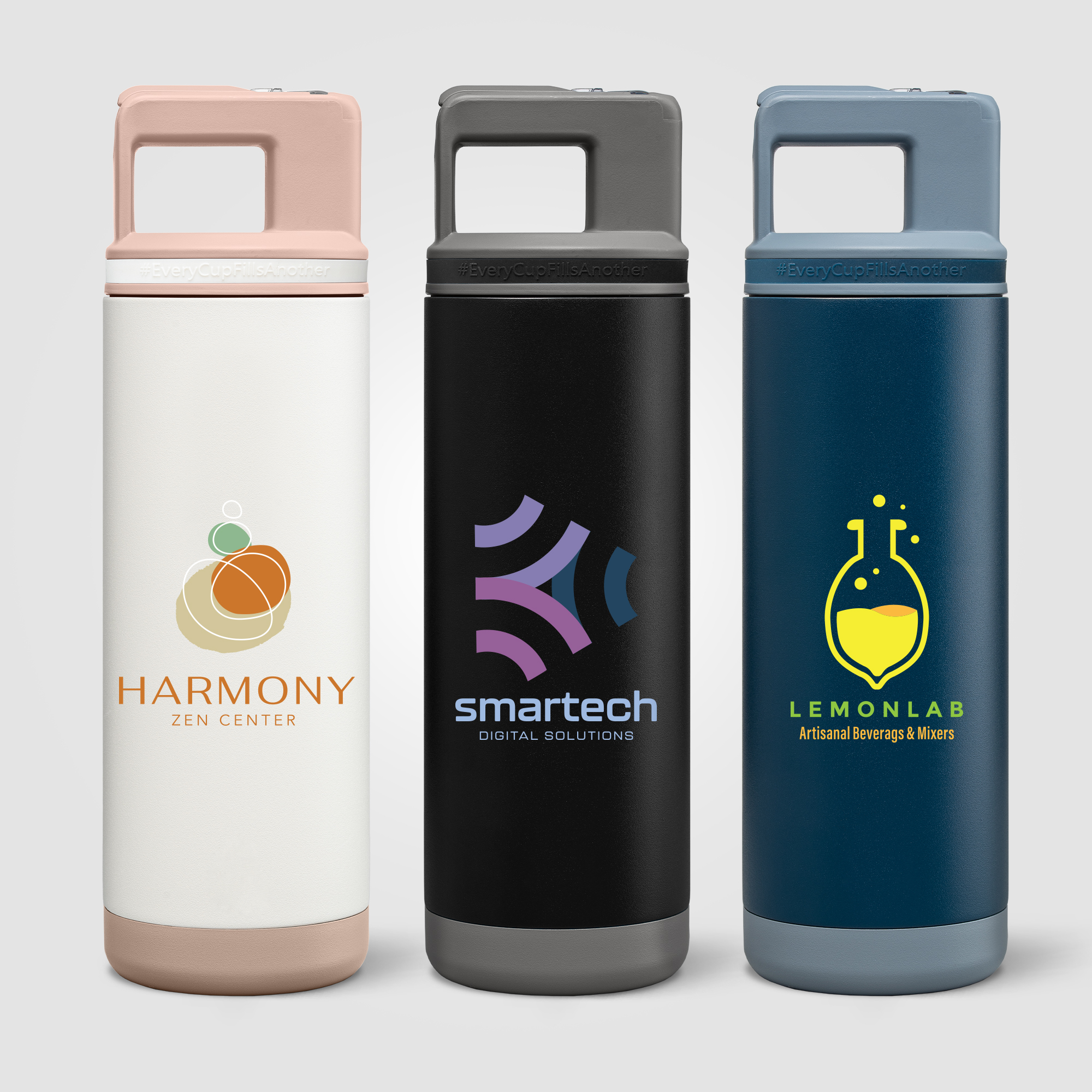 Grosche Alpine Stainless Steel Removable Straw Flip n' Sip Bottle - 20oz 3