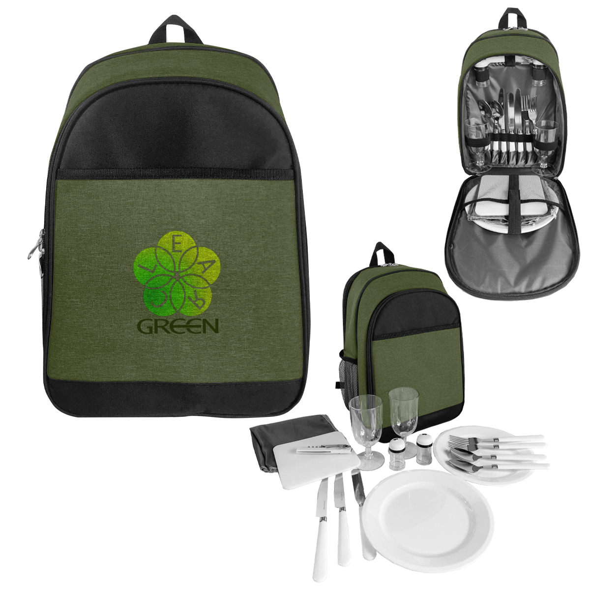 Lakeside Picnic Set Cooler Backpack 10
