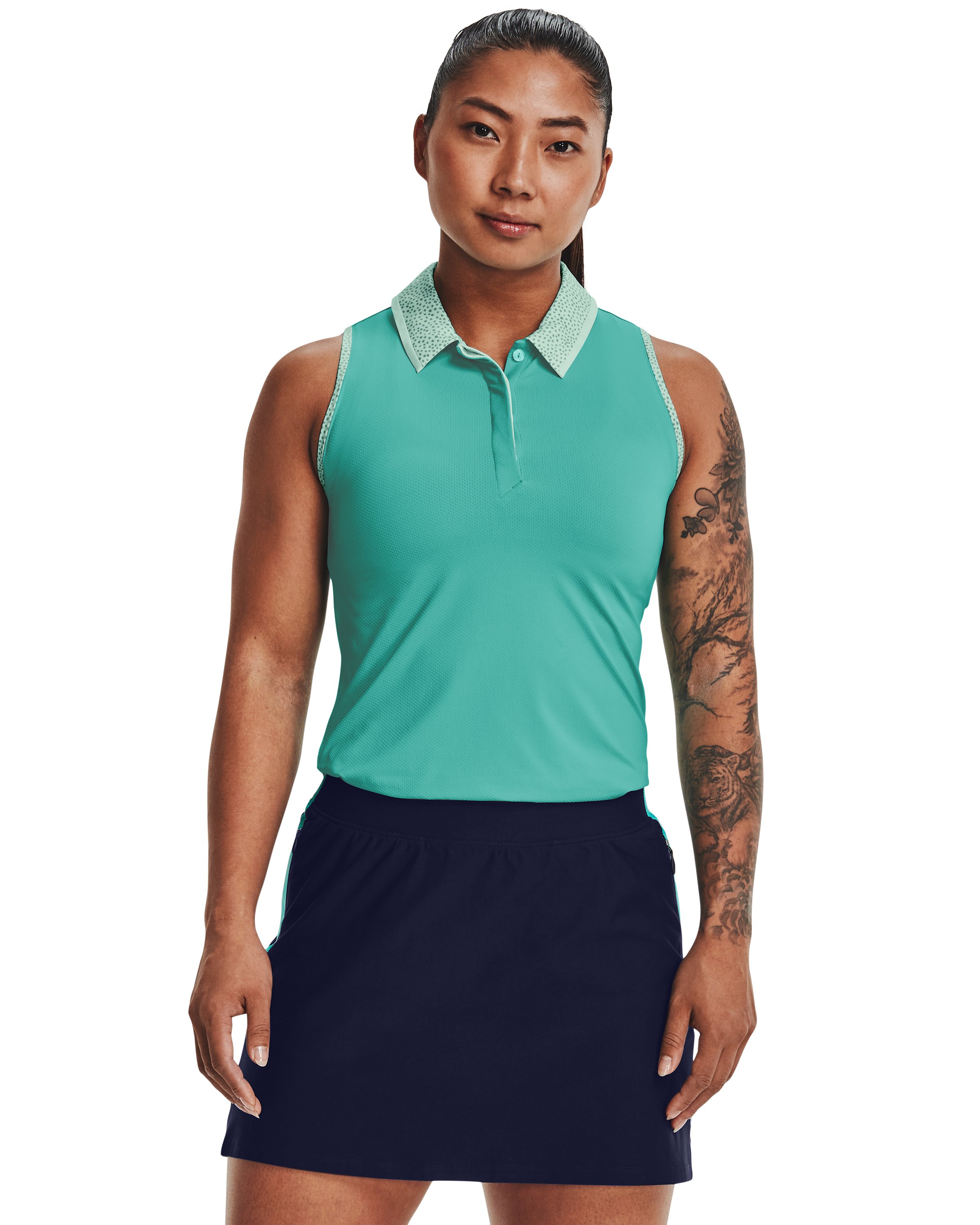 UA Iso-Chill Women's Sleeveless Polo 1