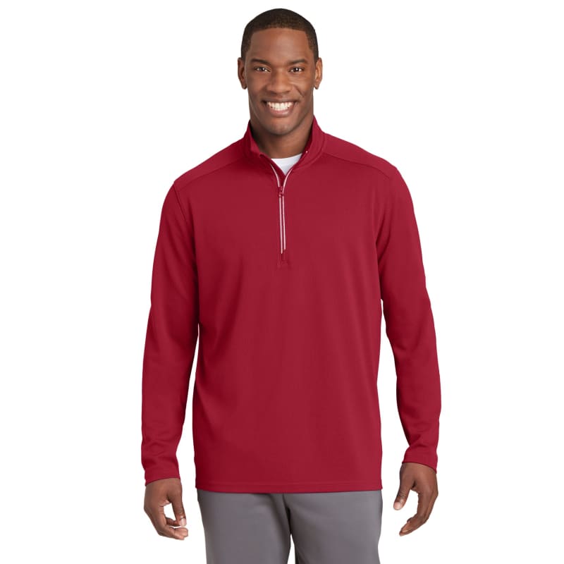Sport-Tek Sport-Wick Textured 1/4-Zip Pullover., custom hoodie or sweatshirt with logo imprint 27