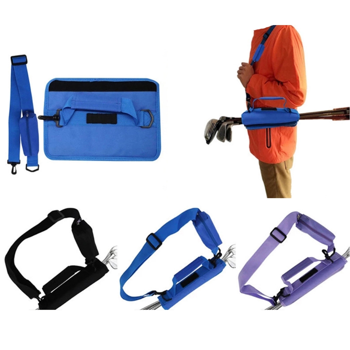 Portable Golf Club Bag Lightweight Travel Carrier 3