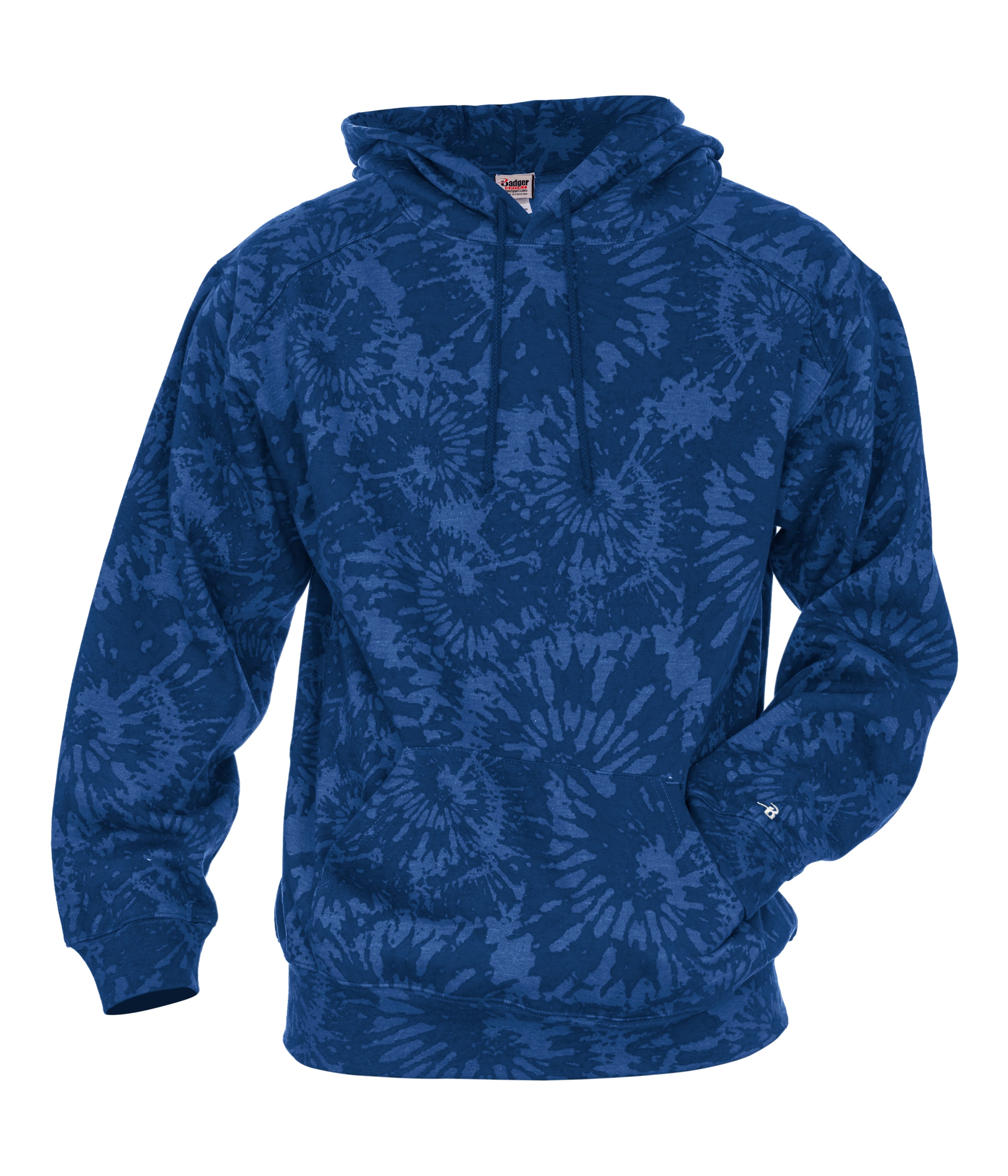 ATHLETIC FLEECE TIE-DYE HOOD 2
