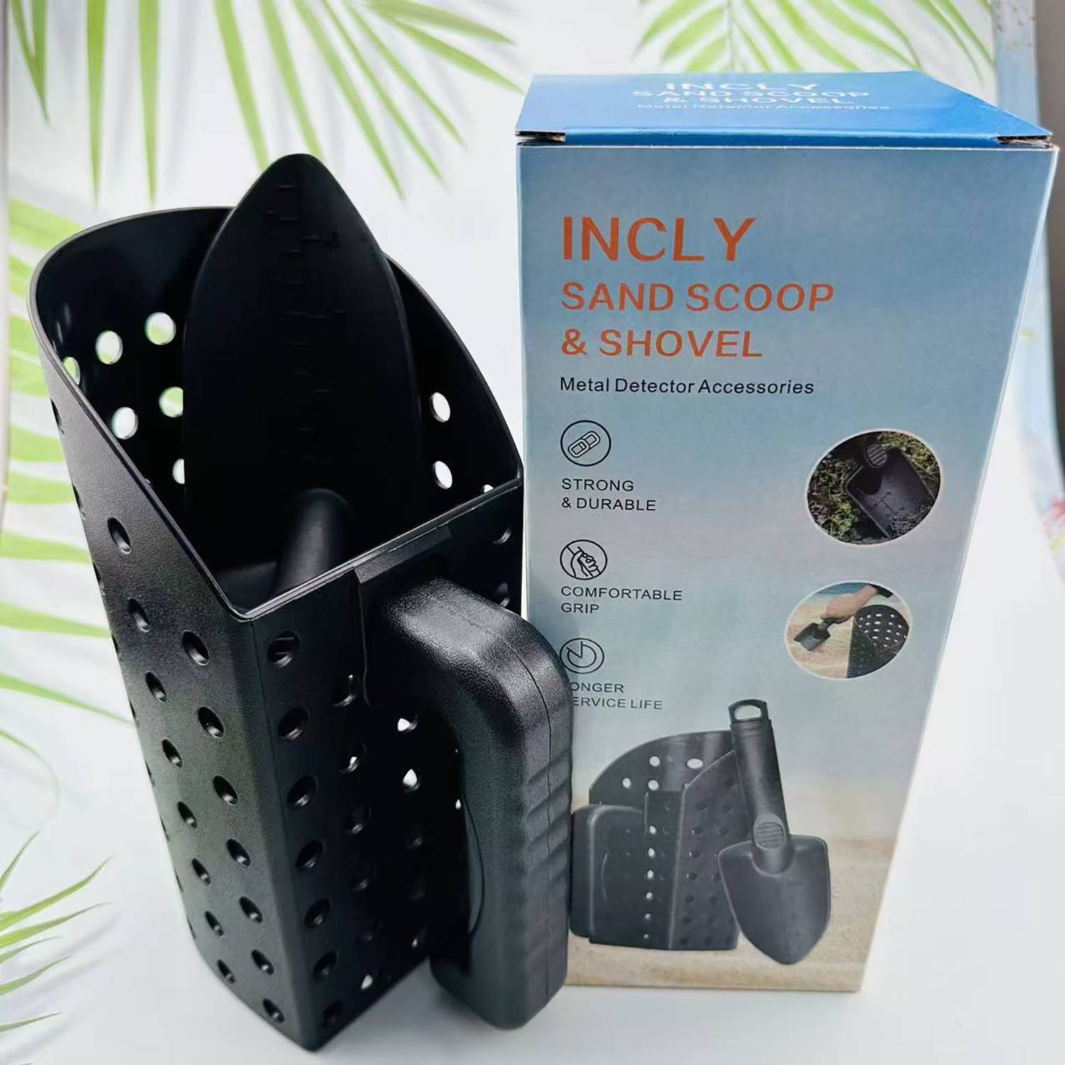 Beach Treasure Hunt Sand Sifter & Shovel Set 6