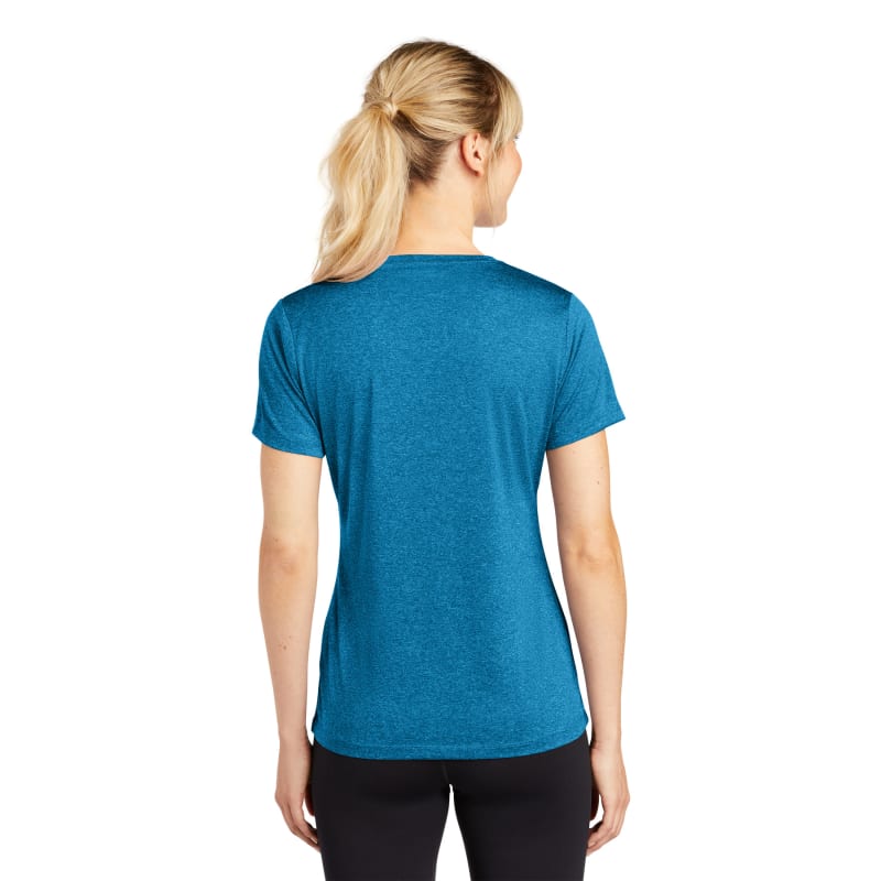 Sport-Tek Women's Heather Contender Scoop Neck Tee. 49