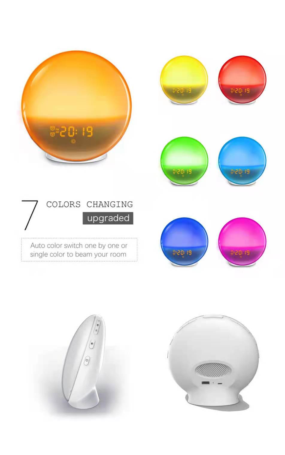 Wake Up Light Sunrise Alarm Clock 2