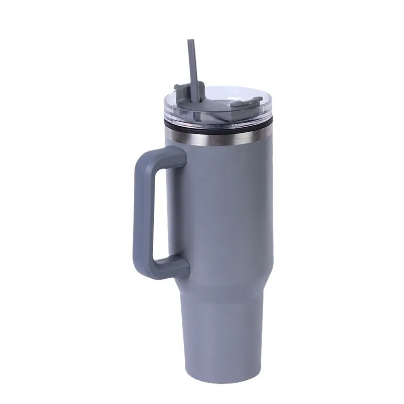 40oz Stainless Steel Insulated Tumbler with Straw 3