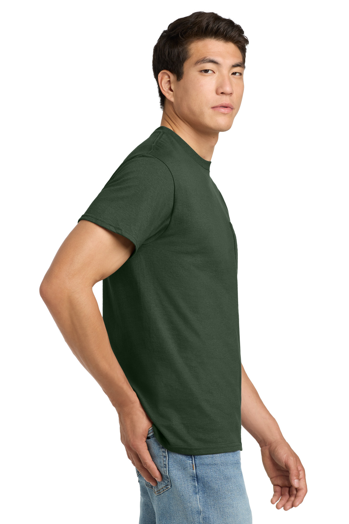 Gildan - Ultra Cotton 100% US Cotton T-Shirt with Pocket. 2300 34