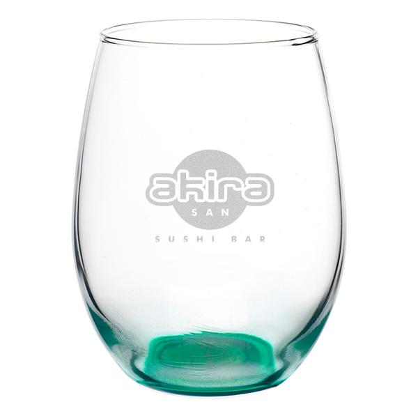 Liquid Lunch 15 oz Stemless Wine Glasses 6