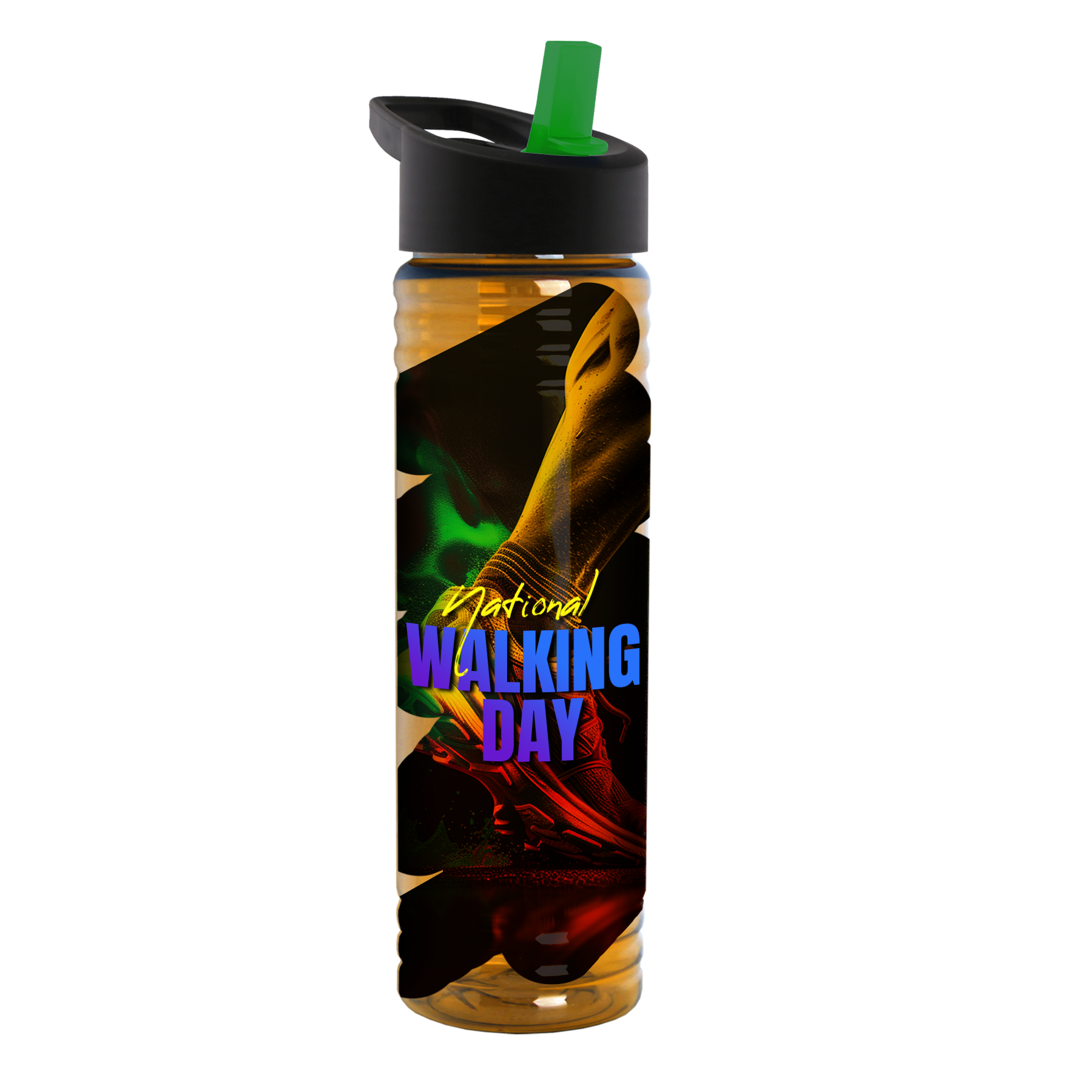 Garyline® Slim Fit Bottle with Flip-Straw Lid - 24 oz. 498