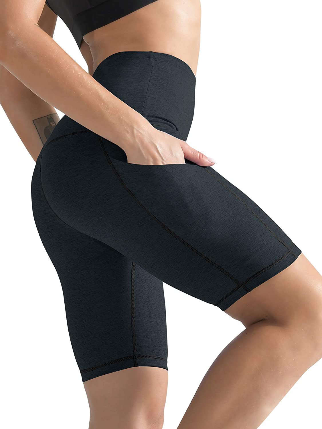 Women's High Waist Spandex Yoga Shorts 14