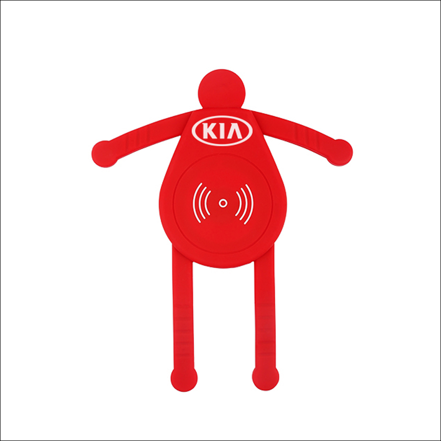 iMan 3 in 1 Wireless Phone Charger, Phone Holder, and Stand - Red 3