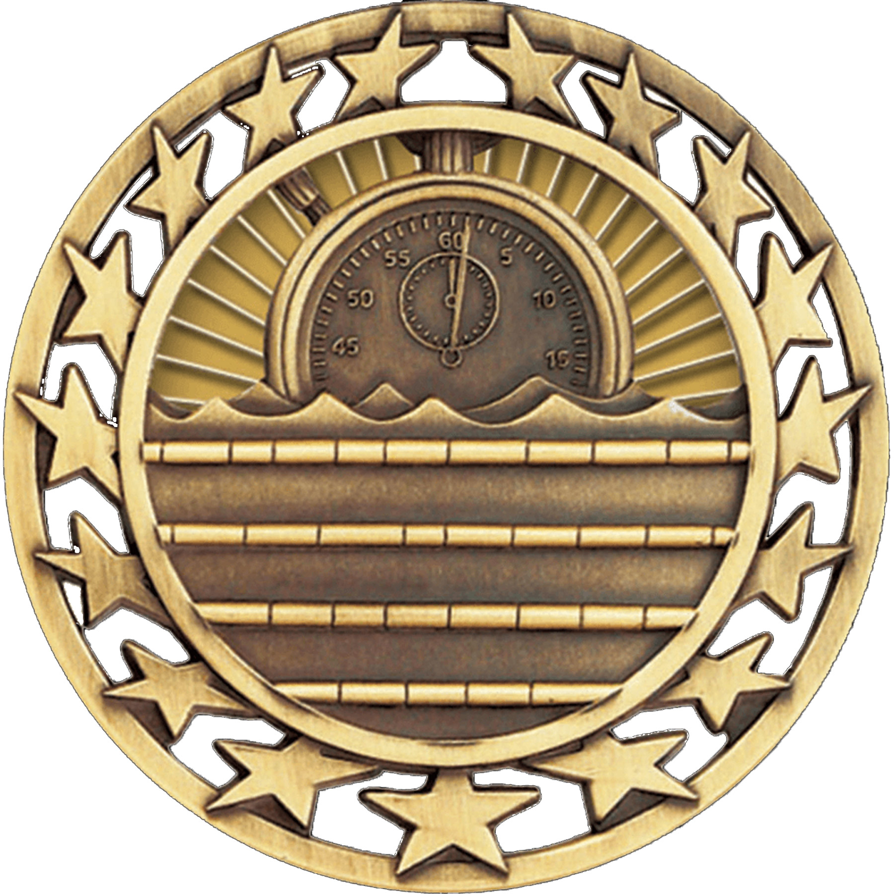 Stock Star Sports Medals: Swimming 2