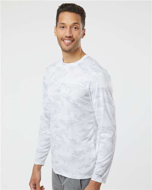 Unisex Pompano Performance Camo Long Sleeve T-Shirt - 217 18