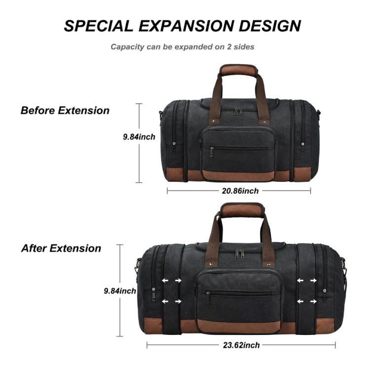 Canvas Carry on Duffle Bag for Travel 3