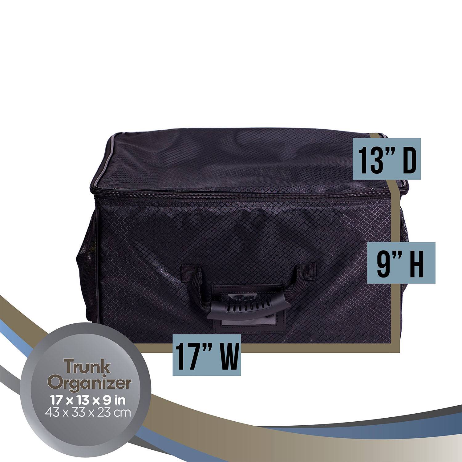 Large Capacity Waterproof Oxford Golf Trunk Organizer 4