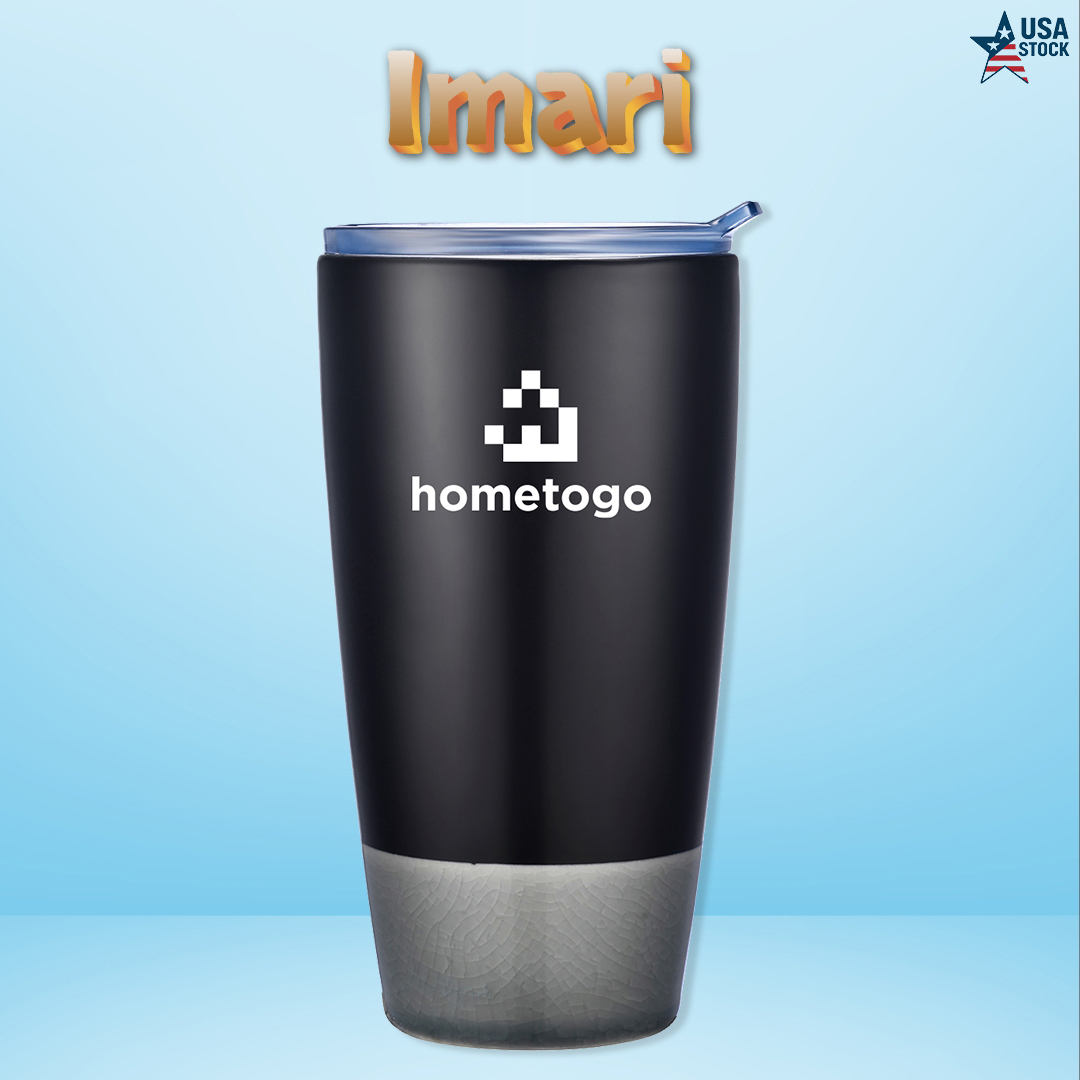 Imari Double Wall 12oz Ceramic Tumbler 2