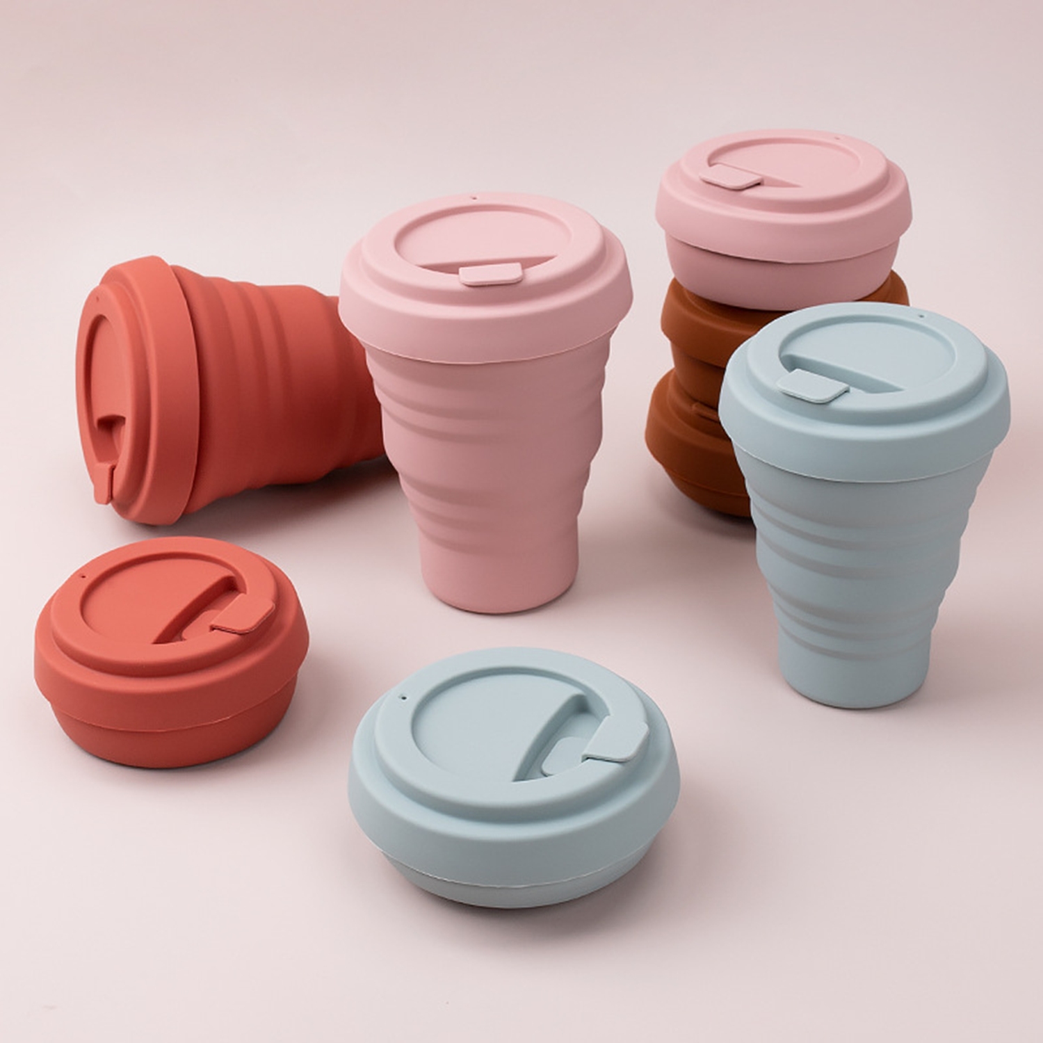 16Oz Collapsible Insulated Travel Coffee Mug 3