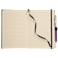 5.5" x 8.5" Recycled PET and Cork Bound Journal 53