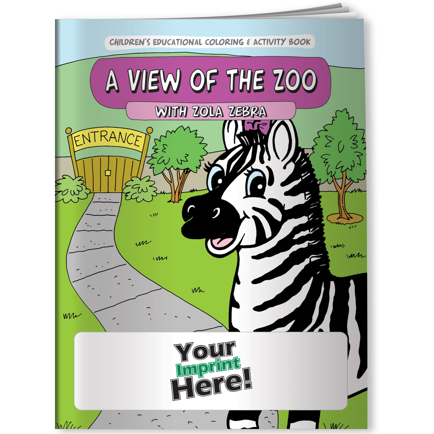 Combo Pack - CB1032 Coloring Book & 4-Pack of Crayons in a Poly Bag 6