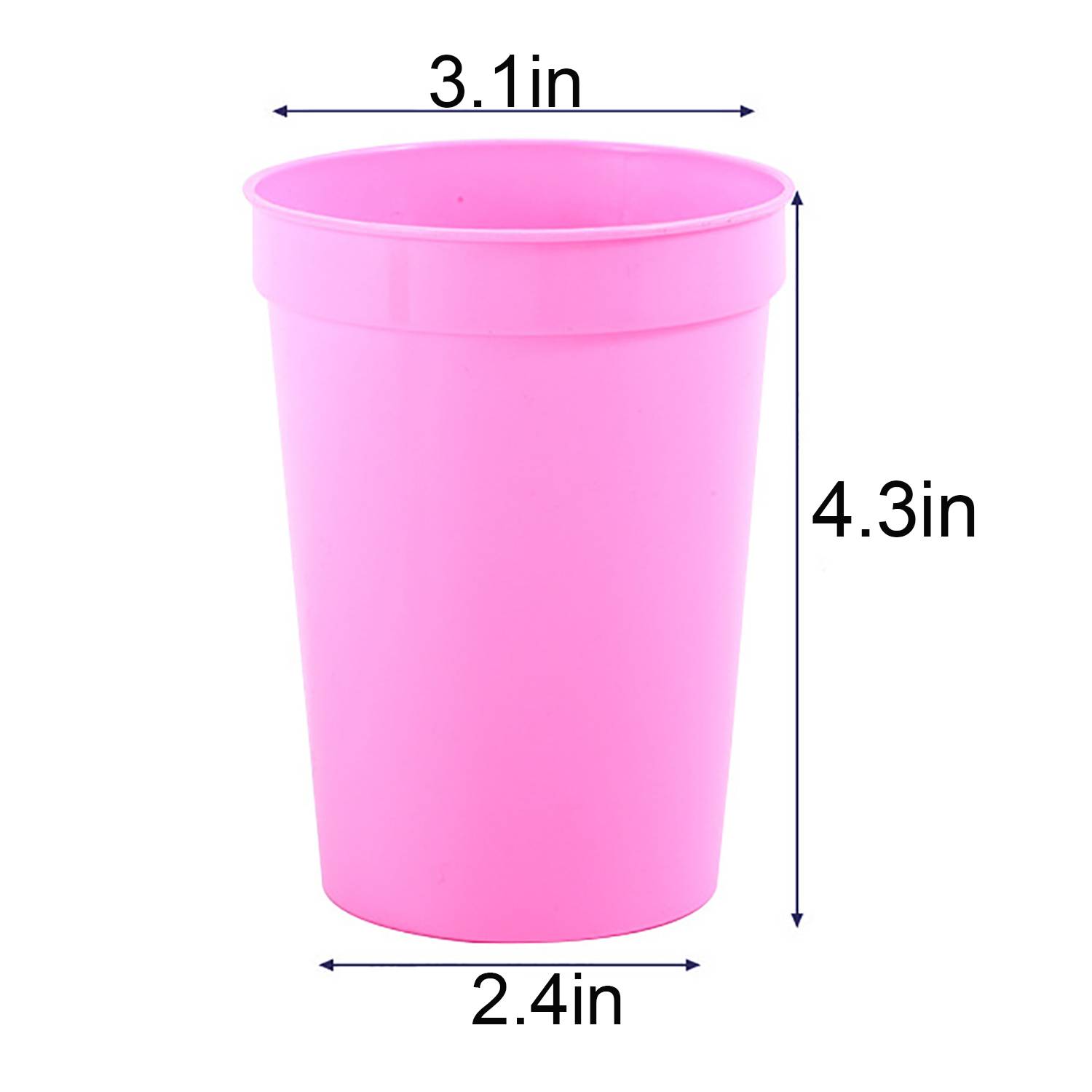 12oz BPA Free Plastic Cup– Eco-Friendly & Reusable 7