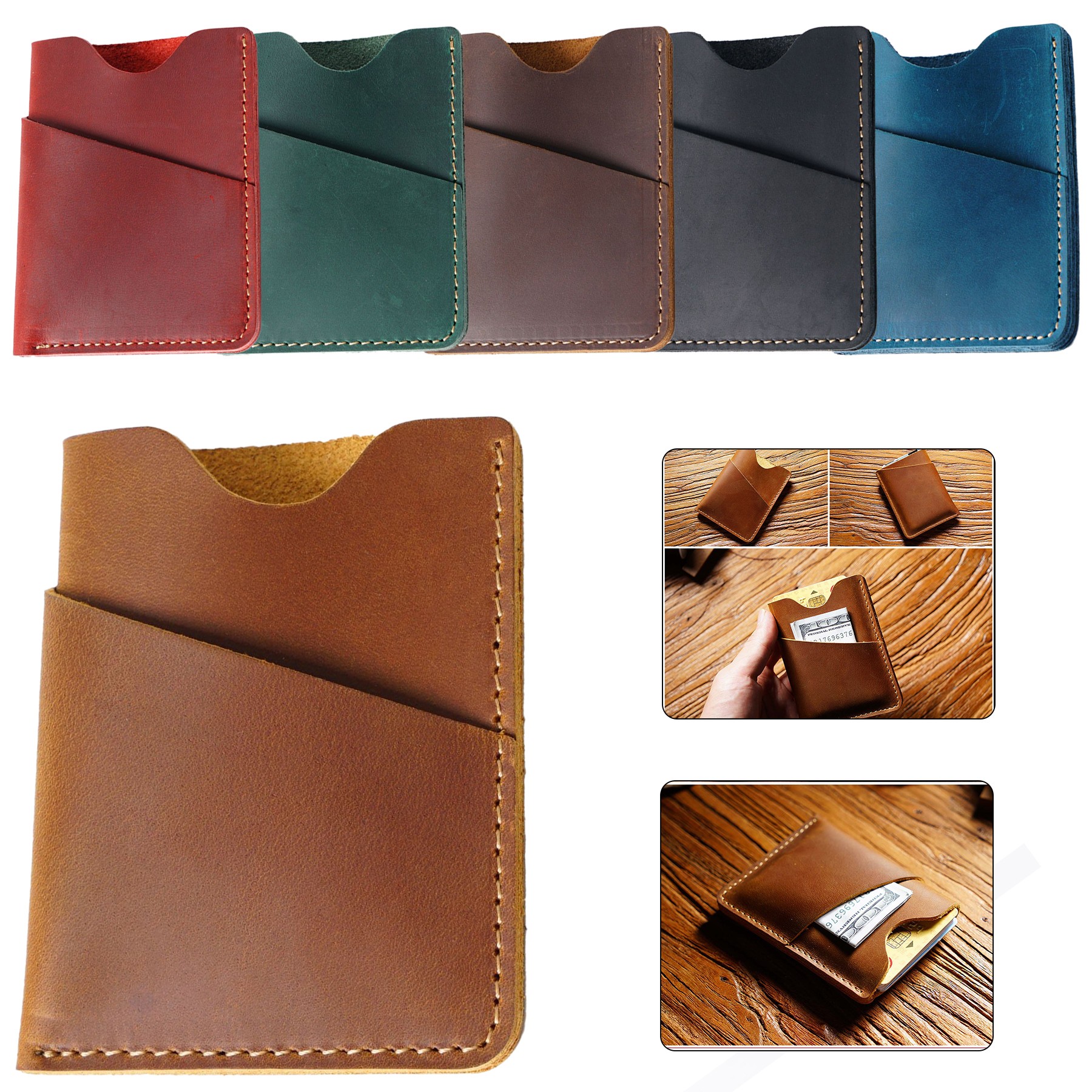 Cowhide Card Holder 3
