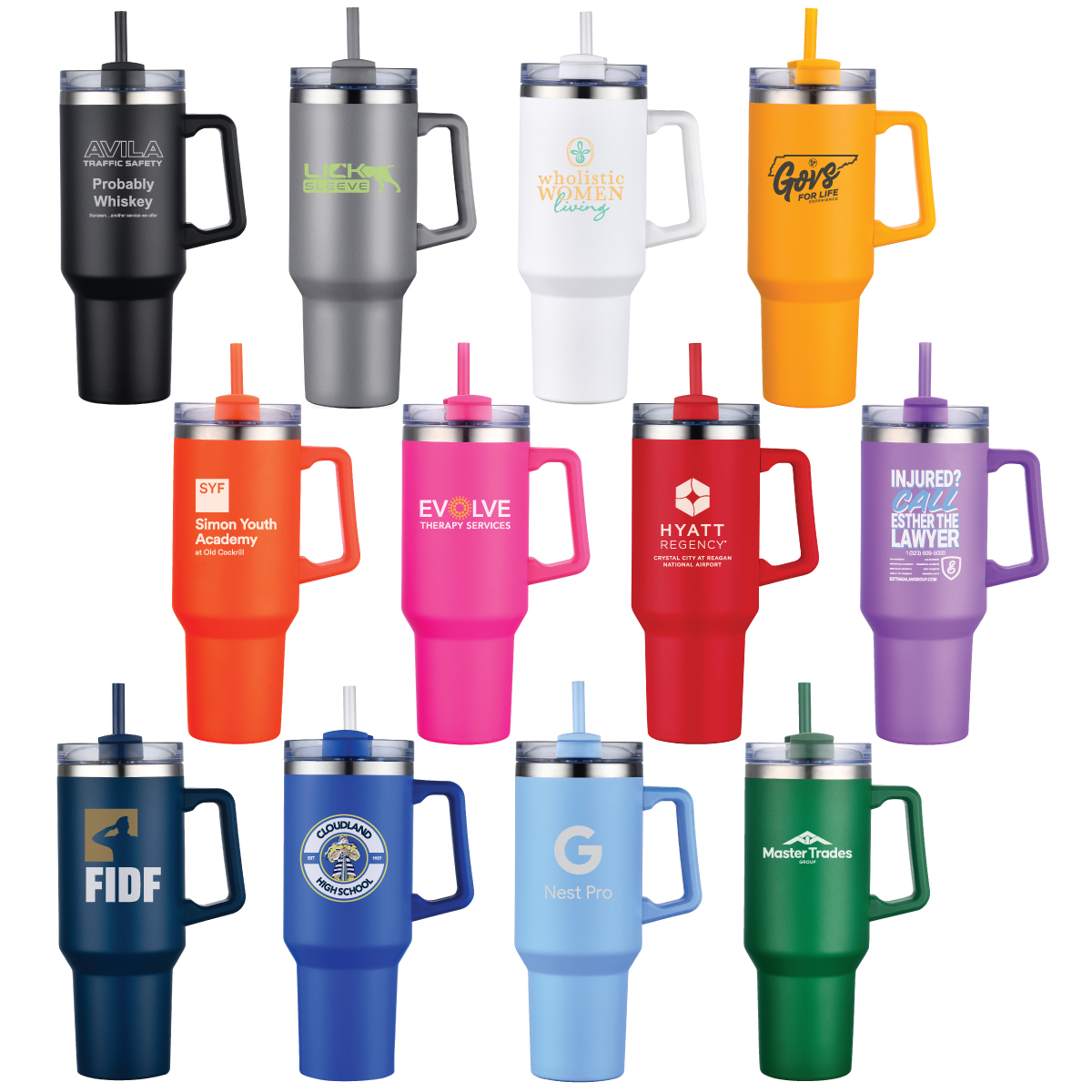 Beluga 40 oz. Vacuum Insulated Tumbler Mug w/ Handle 3