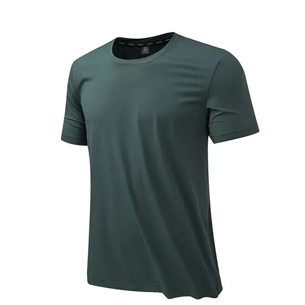 Silk Ice Round Neck T-Shirt - Moisture-Wicking Top 4