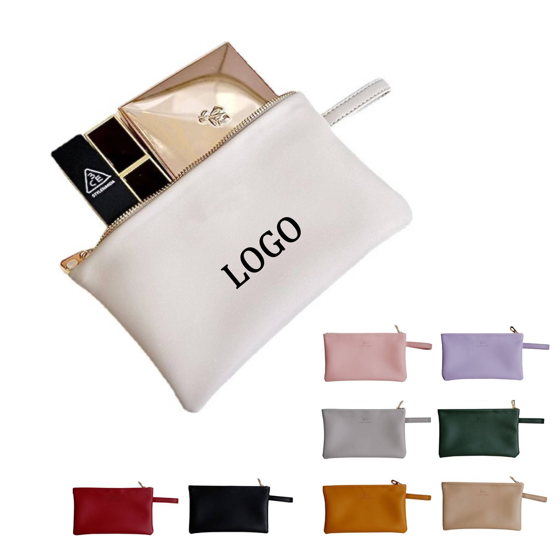 Soft PU Portable Cosmetic Pouch 2