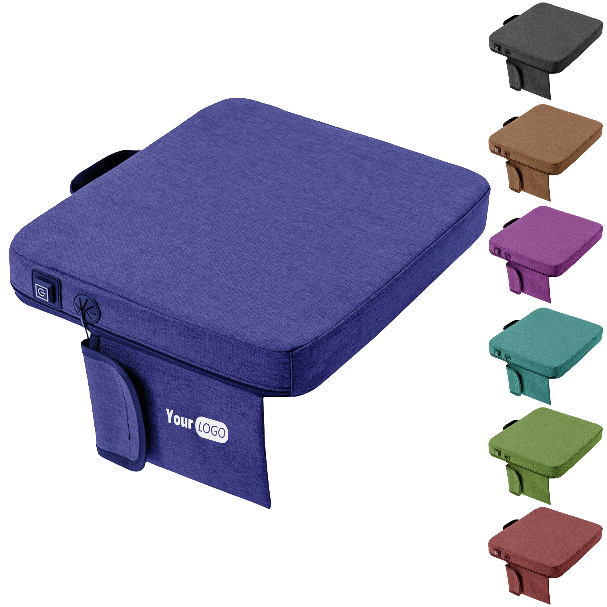 Nylon Rechargeable Heated Seat Cushion 2