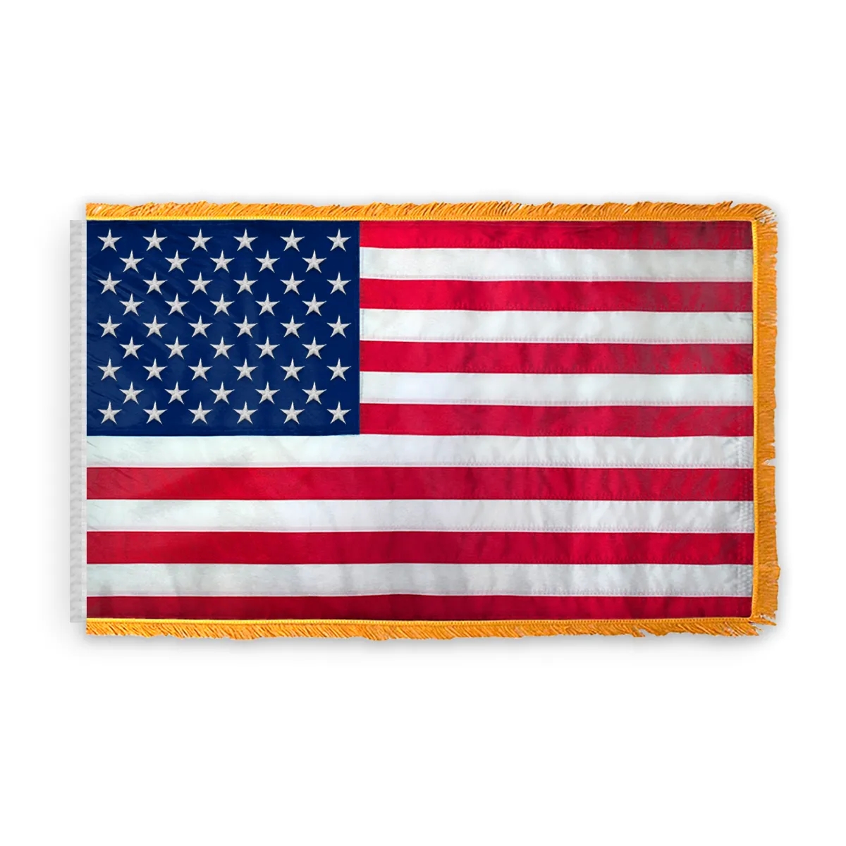 USA Embroidered Ceremonial Flags With Fringe 3