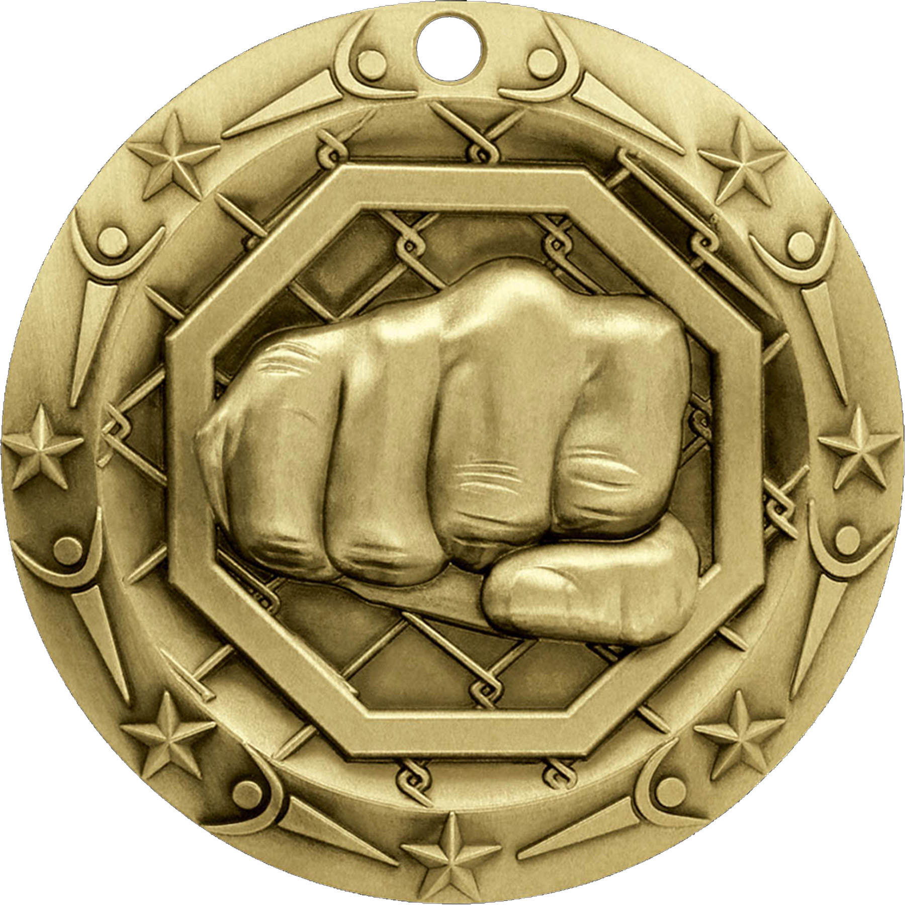Stock World Class Sports & Academic Medals: MMA 2