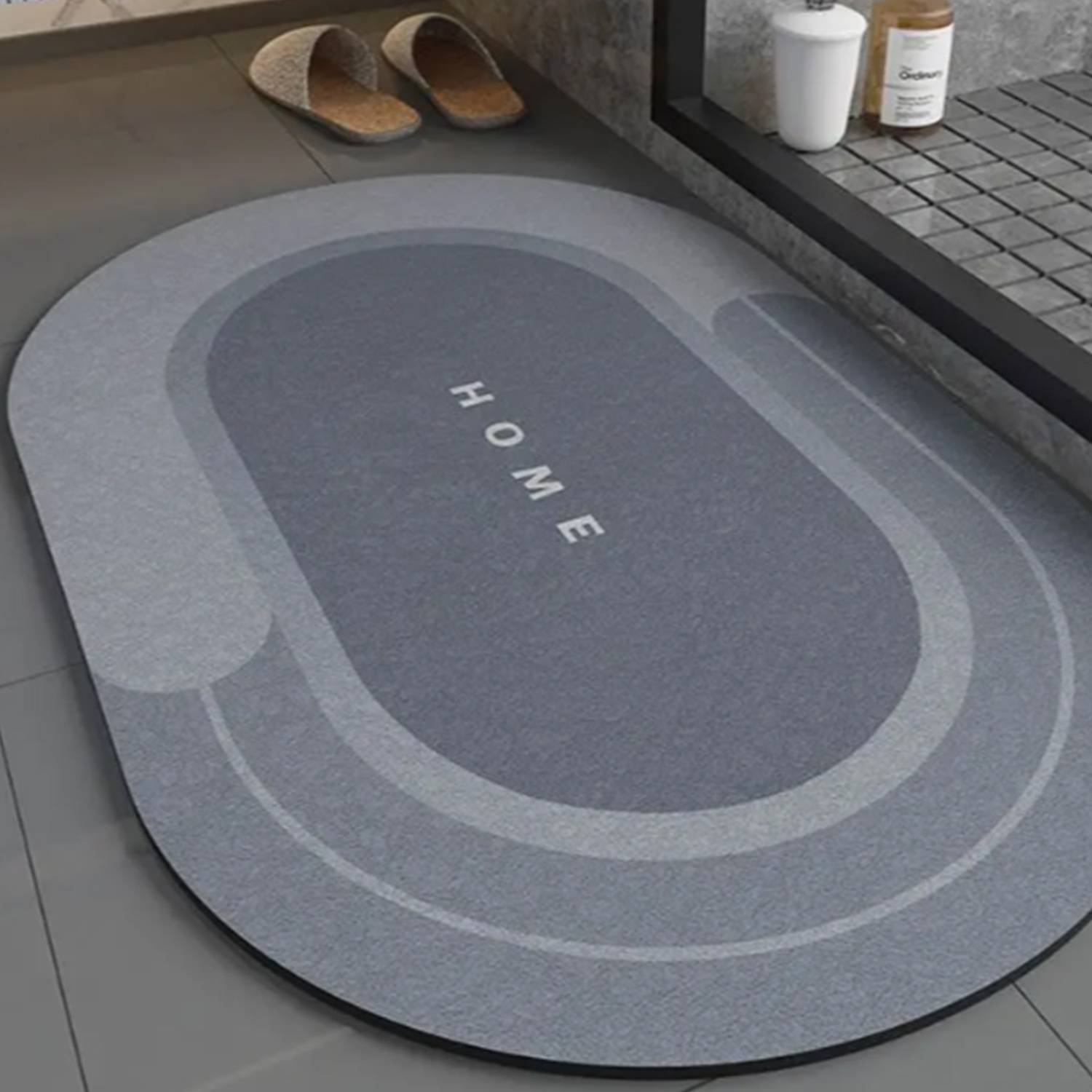 Soft Fast Drying Bathroom Non Slip Floor Mat 6