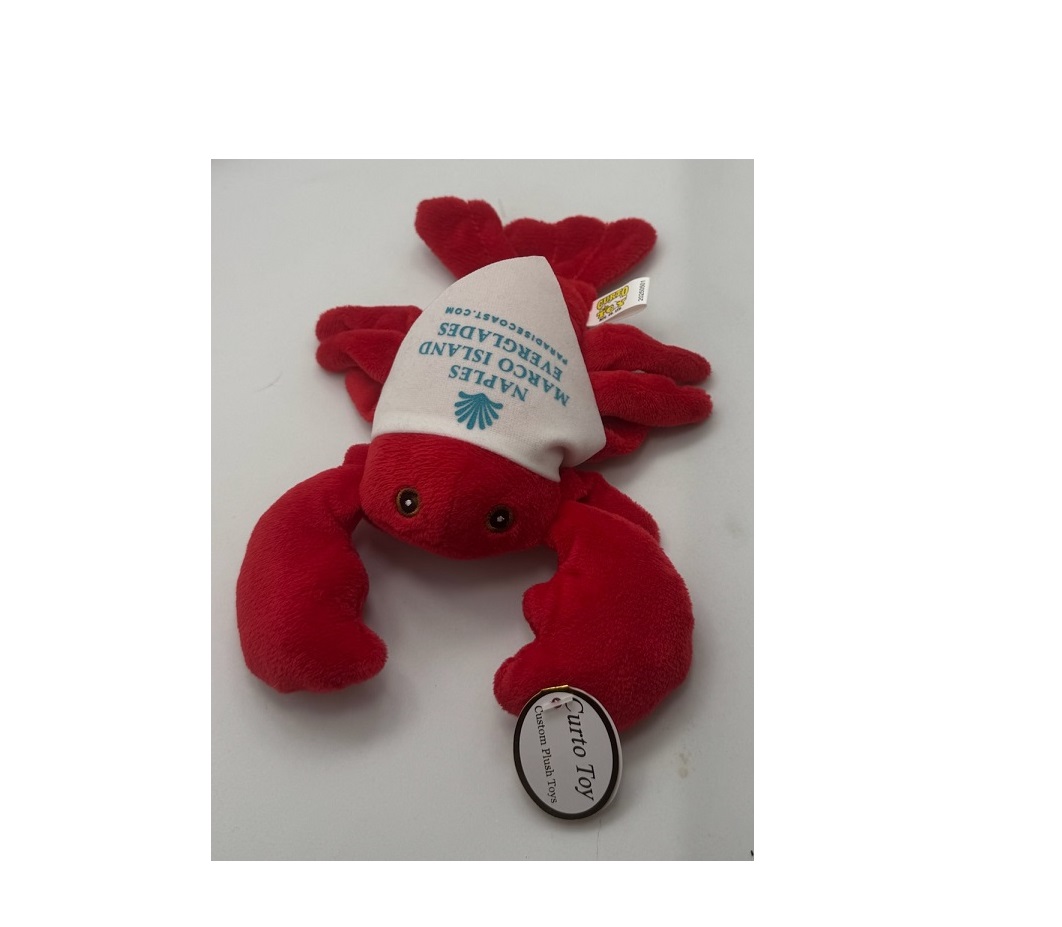 8" Aquatic Beanie Lobster 6