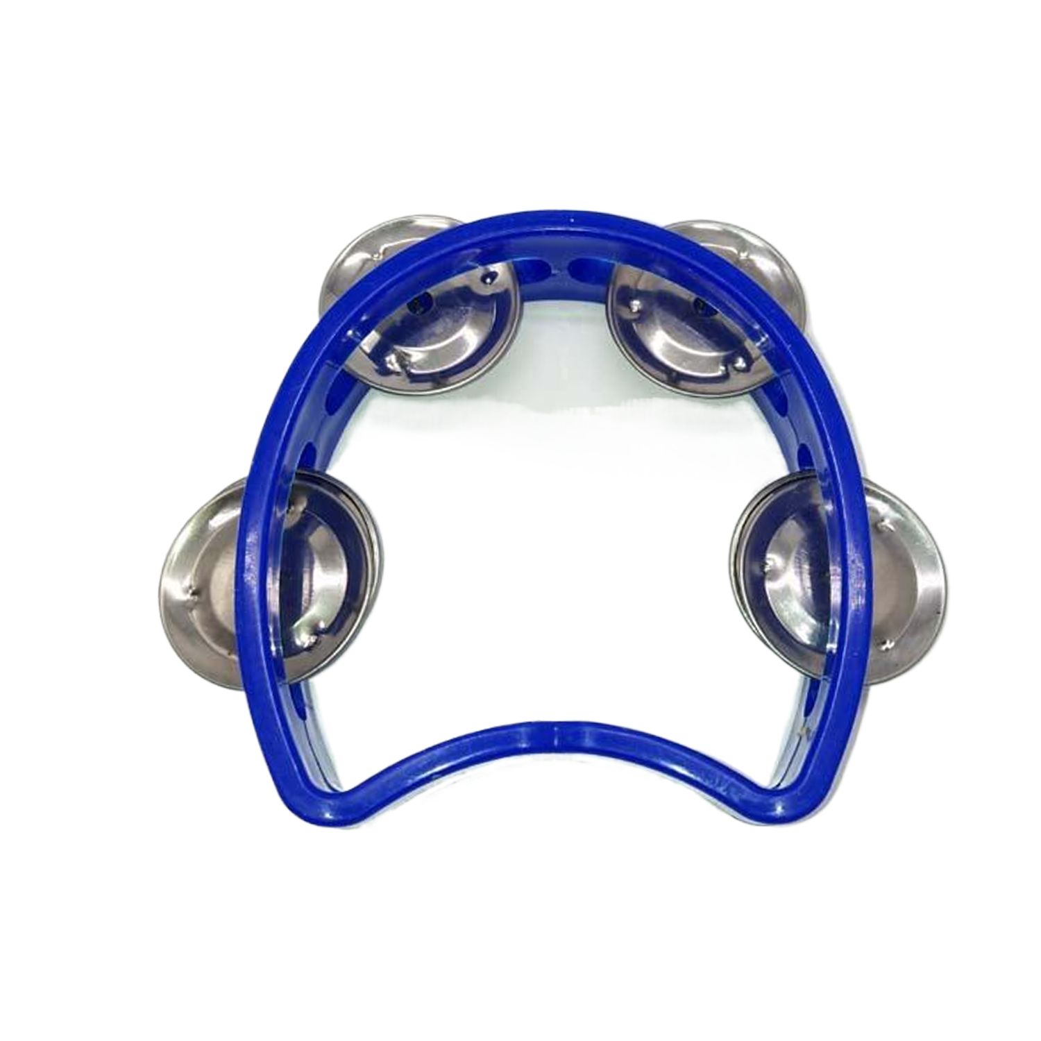 Kids' Plastic Tambourine Toy w/ 4 Bells for Fun 12