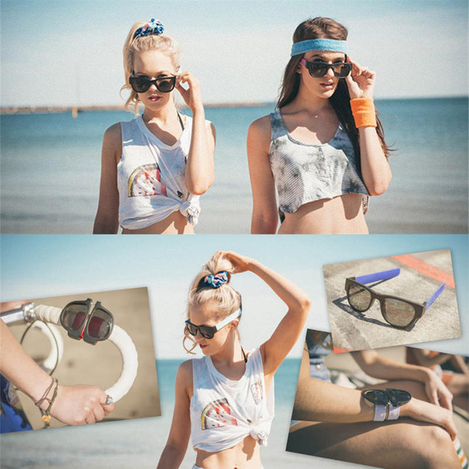 Slap Foldable Bracelet Sunglasses 5