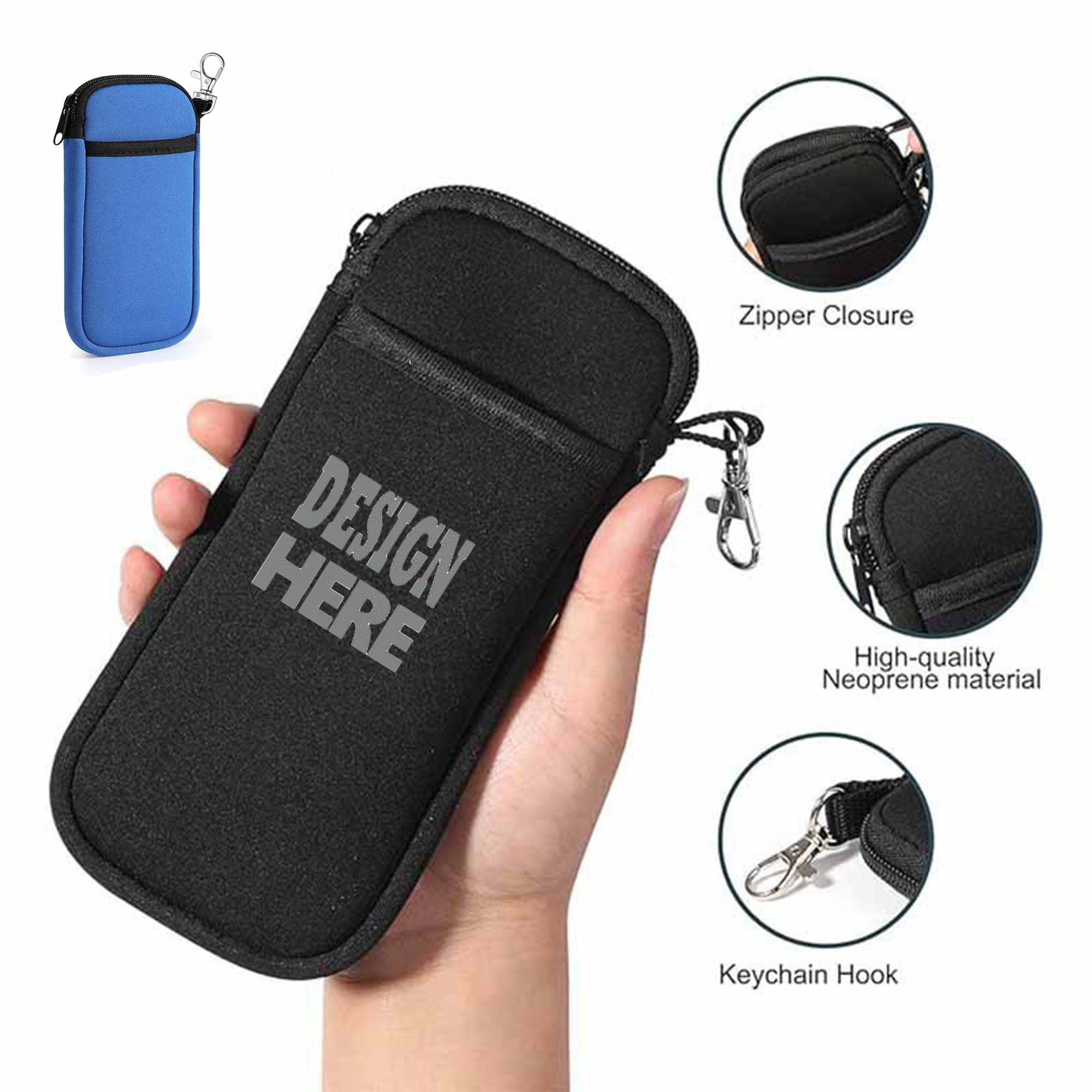 Portable Zipper Pouch For Phone And Accessories 3