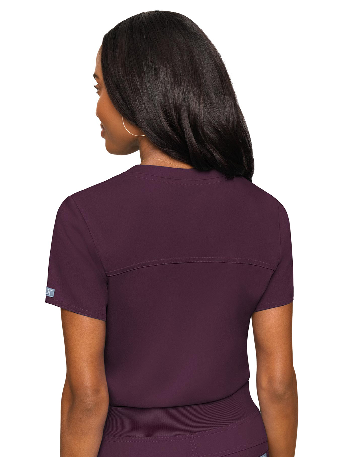 Med Couture - MC Touch - Women's 1-Pocket V-Neck Top 34