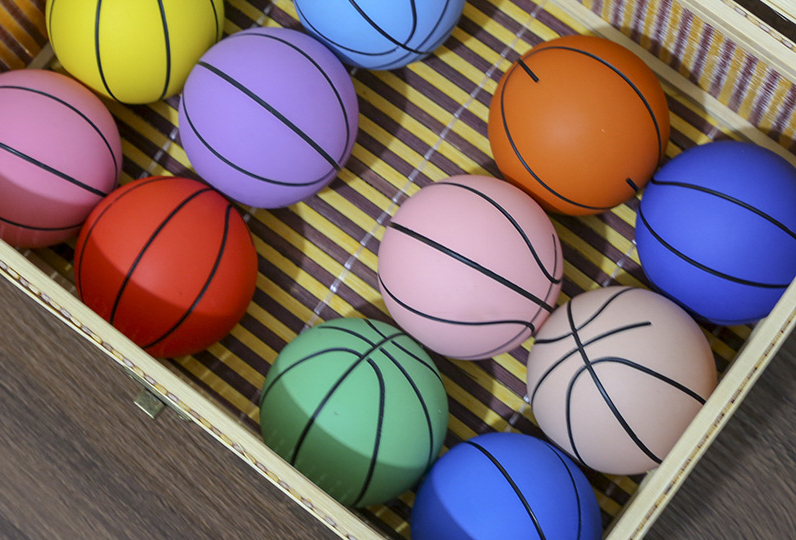 Rubber Basketball Stress Reliever 1