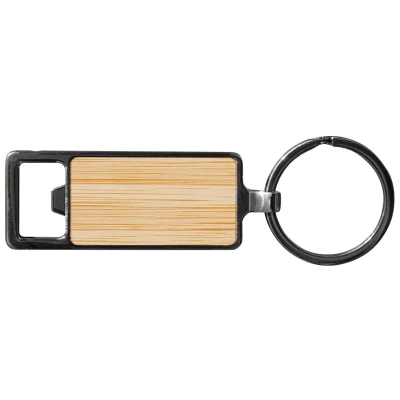 Bamboo Key Chain Bottle Opener 5
