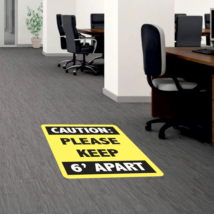 Floor Graphics - Carpet or Hard Surface 2