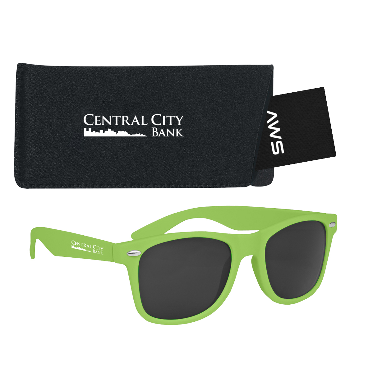 Aws Velvet Touch Malibu Sunglasses With Pouch & Hang Tag 23